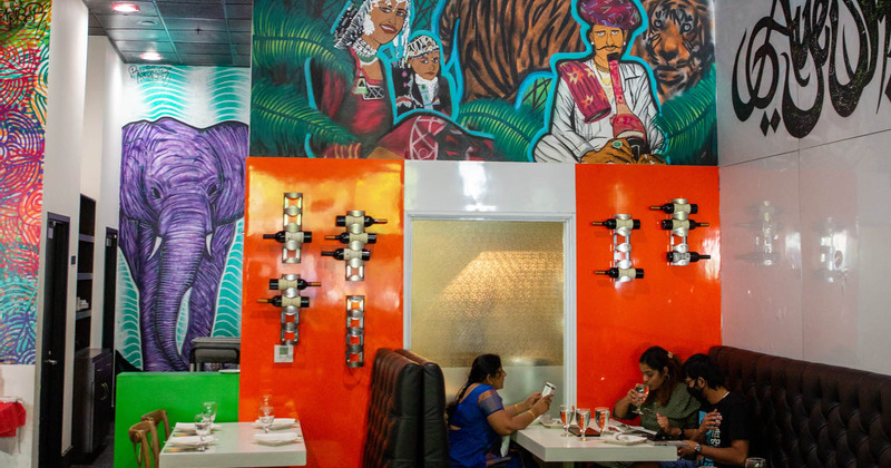 Interior, guests enjoying their time