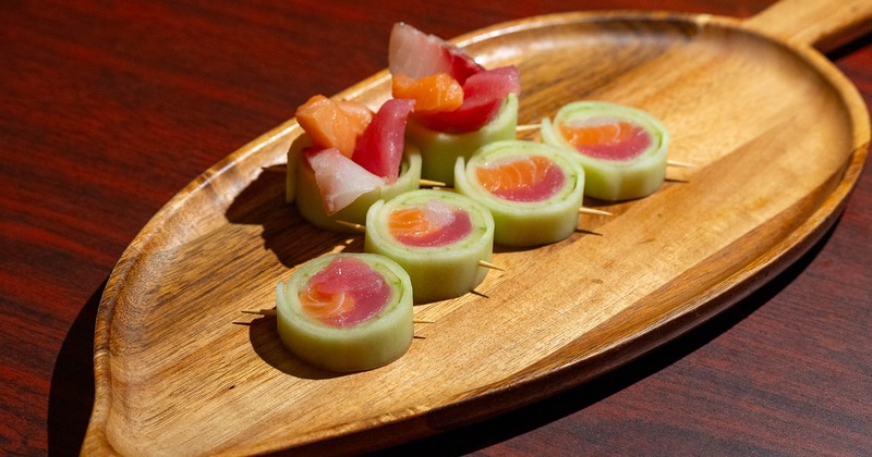 Served sushi gen roll