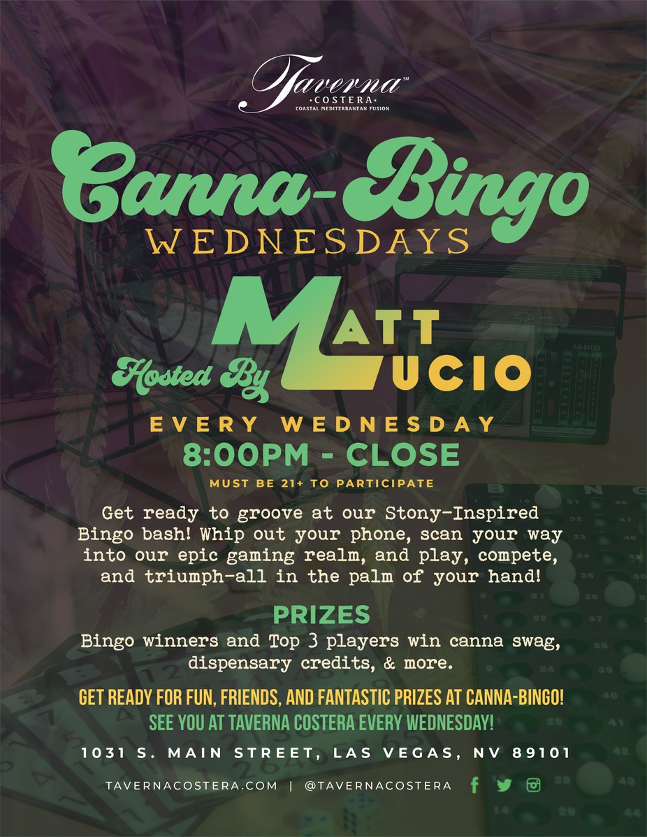 Canna-Bingo Wednesdays with DJ Matt Lucio event photo