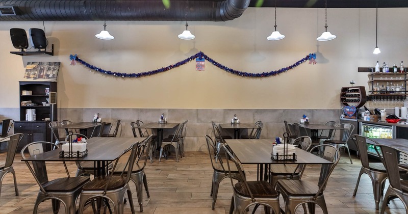 Tables ready for guests