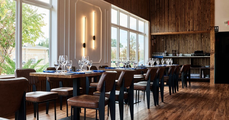 Interior, dining area