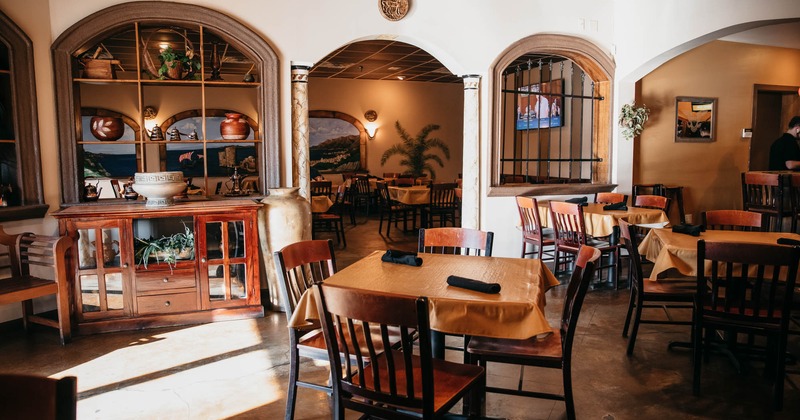 Interior, dining area