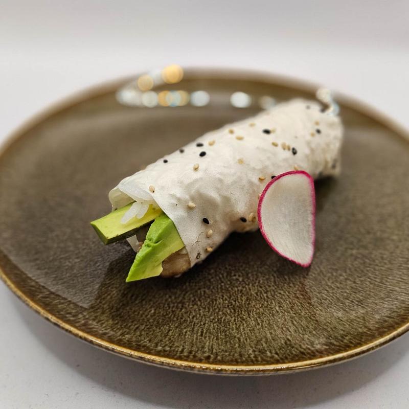 menu item 30 of 85, Baked Blue Crab Hand Roll