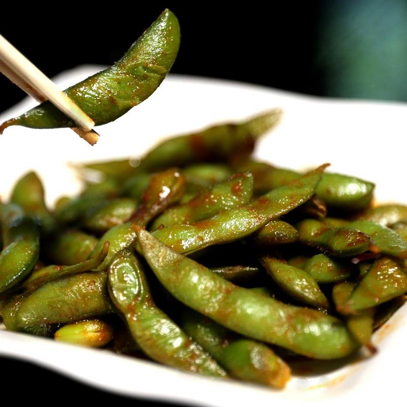 menu item 2 of 23, Angry Edamame