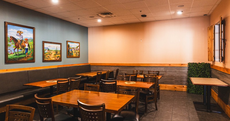 Interior seating space