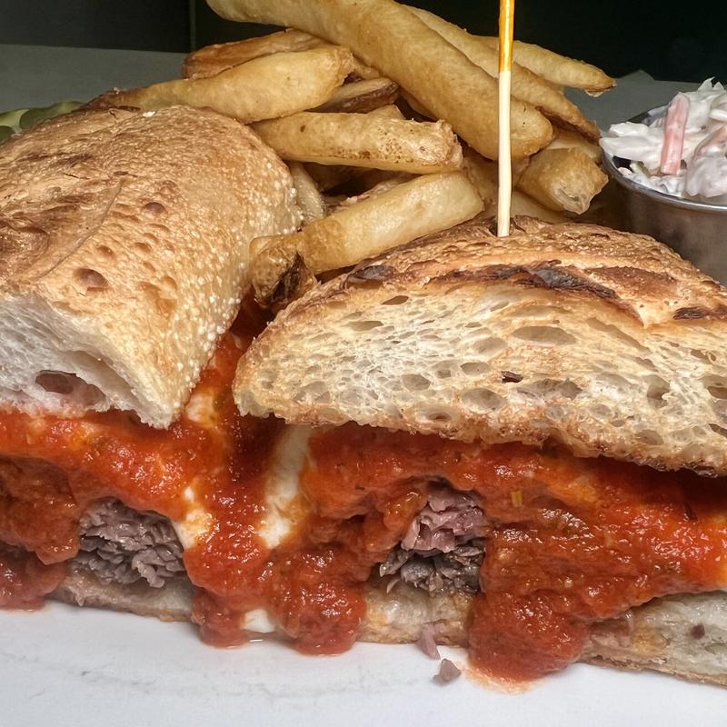 menu item 21 of 31, Prime Rib Pizzaioli Sandwich