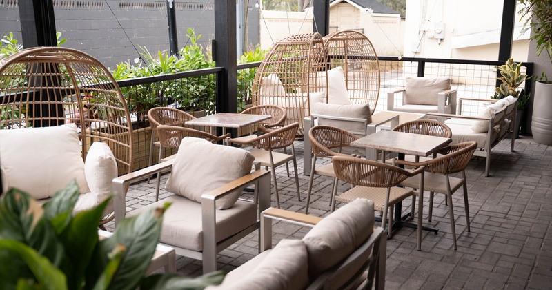 Beautiful patio area