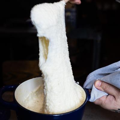 Cheesy Georgian polenta called 