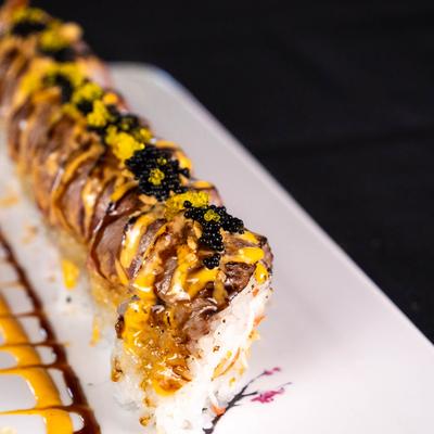 Surf and turf sushi.