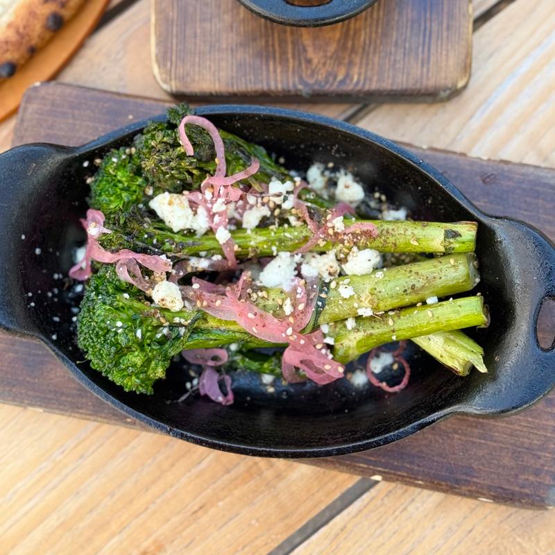 Roasted Baby Broccolini with Feta photo