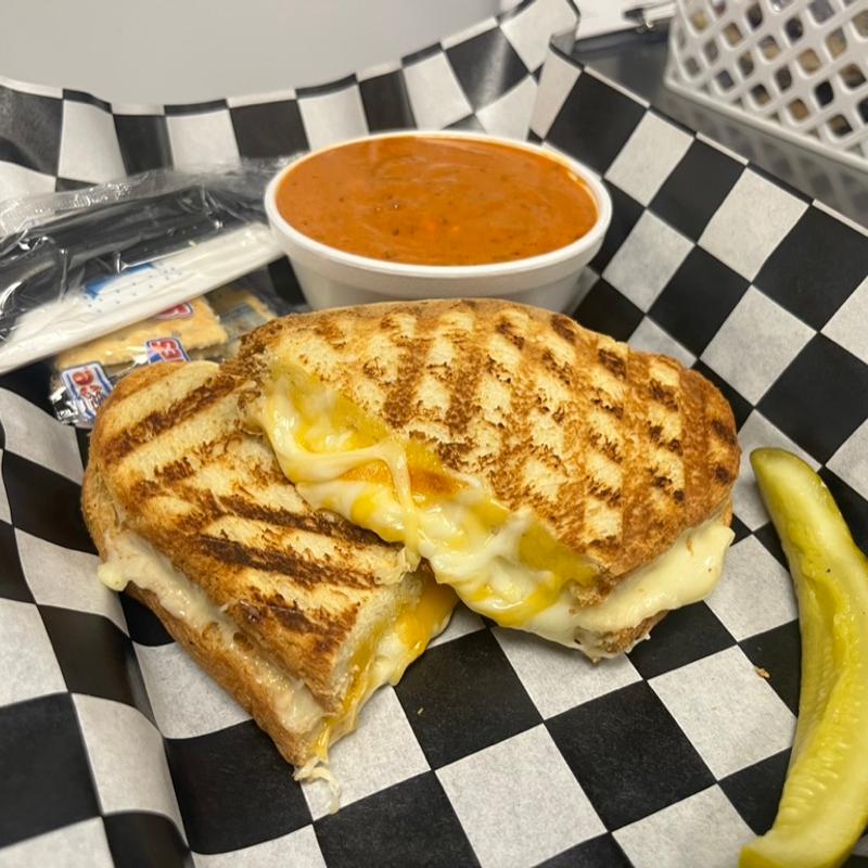 menu item 9 of 30, Three Cheese Grilled Cheese