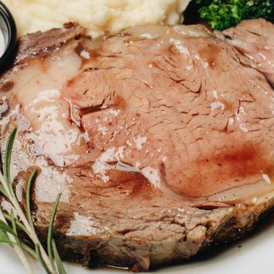 Prime Rib, cloase-up.