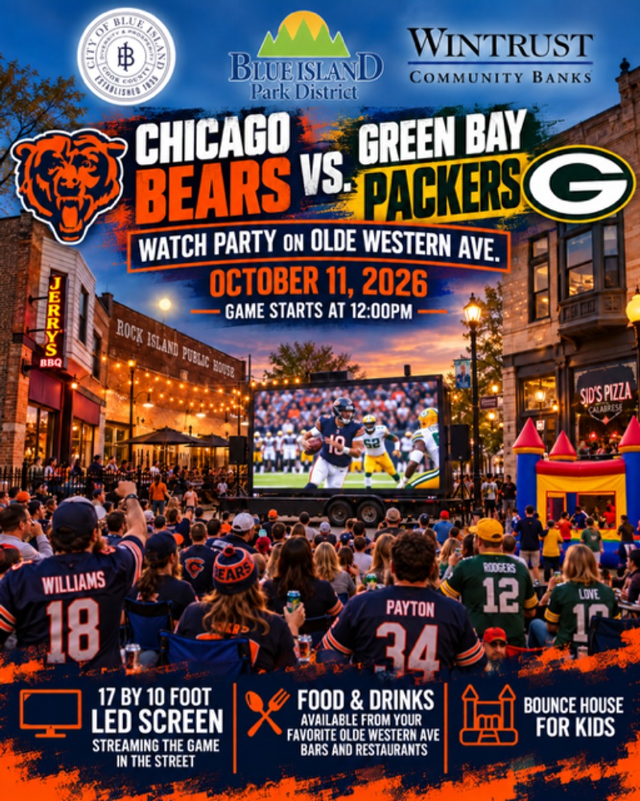 Bears vs. Packers Watch Party on Olde Western Ave event photo