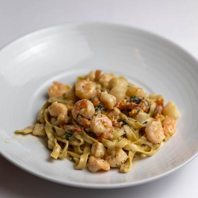 Shrimp Fettuccine.