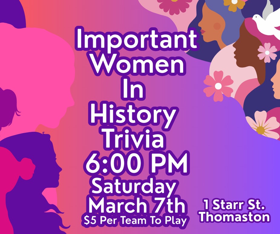 Important Women In History Trivia event photo