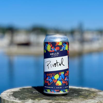 A can of Pivotal IPA.