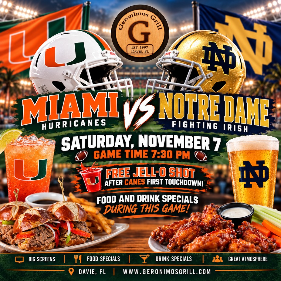 Canes v. Notre Dame event photo