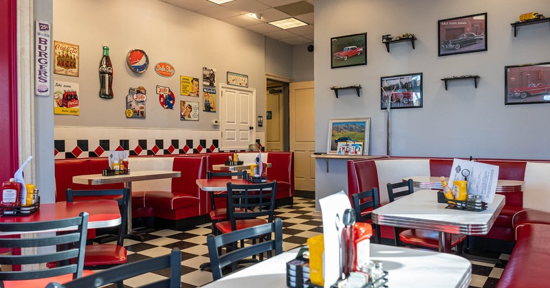 Interior, dining area