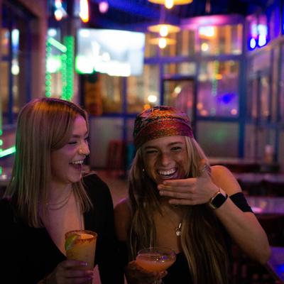 Guests having drinks