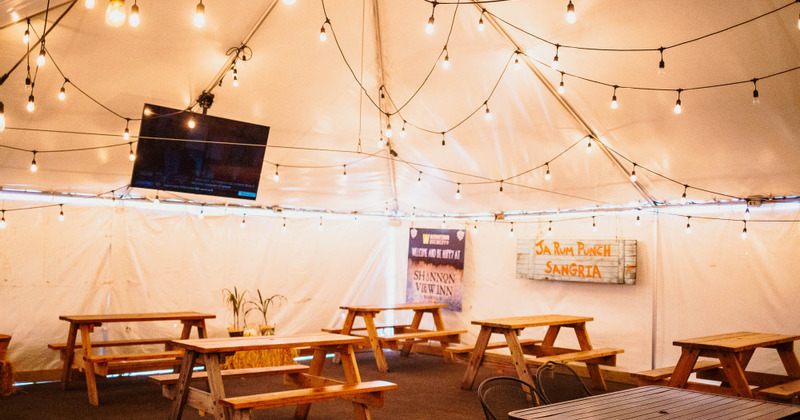 Tables ready for guests