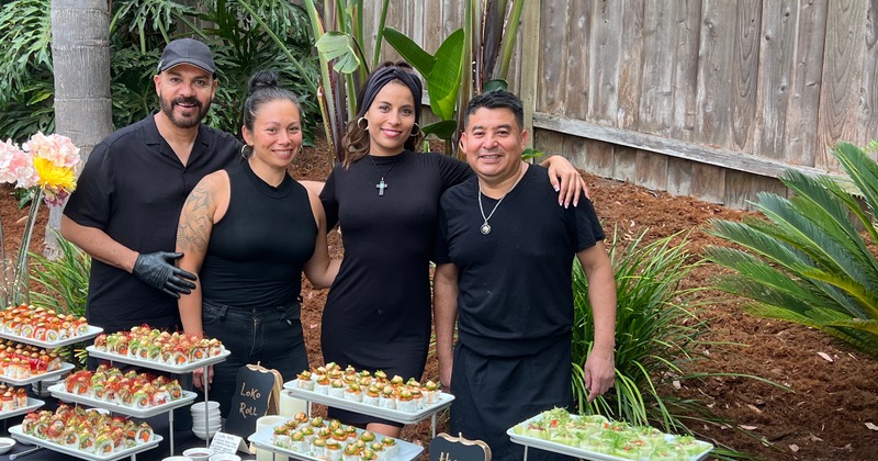 The Village Team at Catered Event