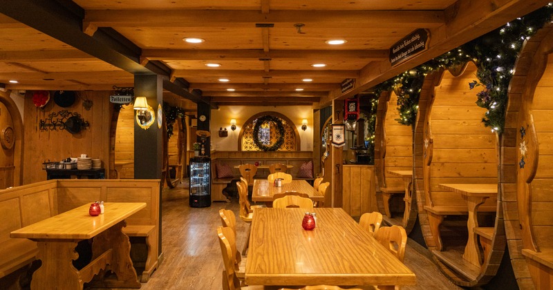 Interior, seating area waiting for the guests