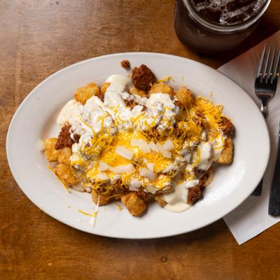 Loaded tater tots.