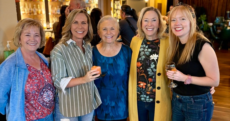 Guests posing for a picture