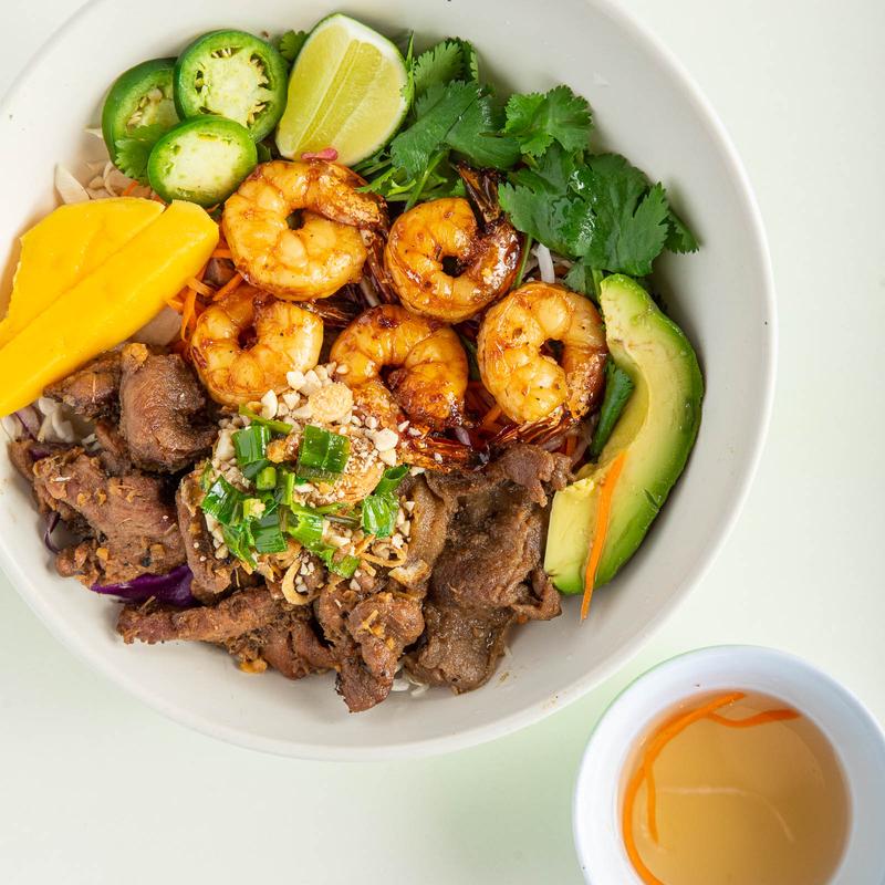 Grilled Pork & Steamed Shrimp Salad photo