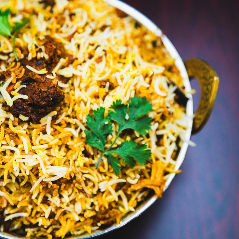 menu item 18 of 19, Chicken Biryani