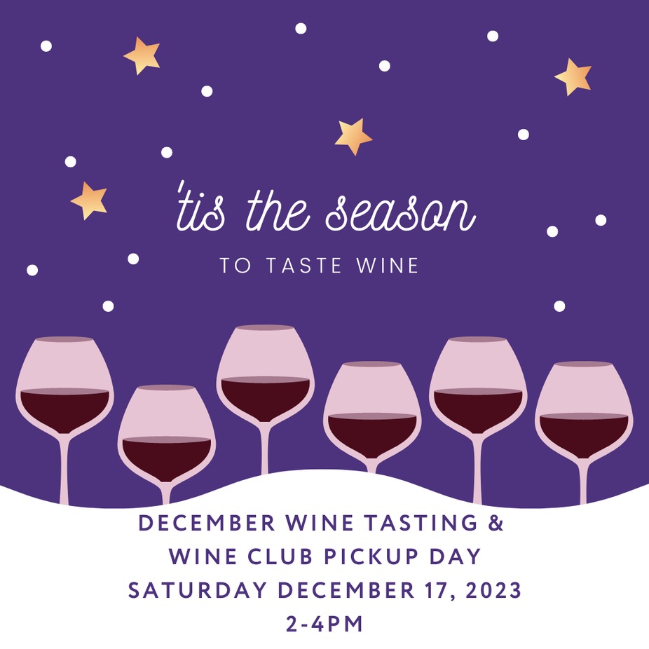 December Wine Tasting event photo