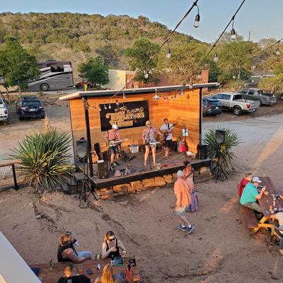 View of the music stage.