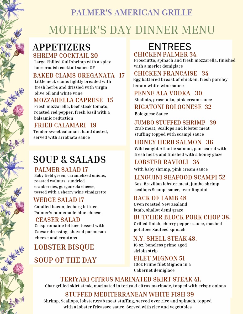 Mother's Day Dinner event photo