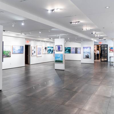 The interior of the galleria.