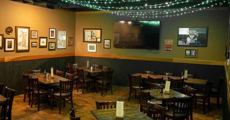 The restaurant's interior space