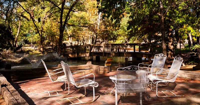 Outdoor seating area