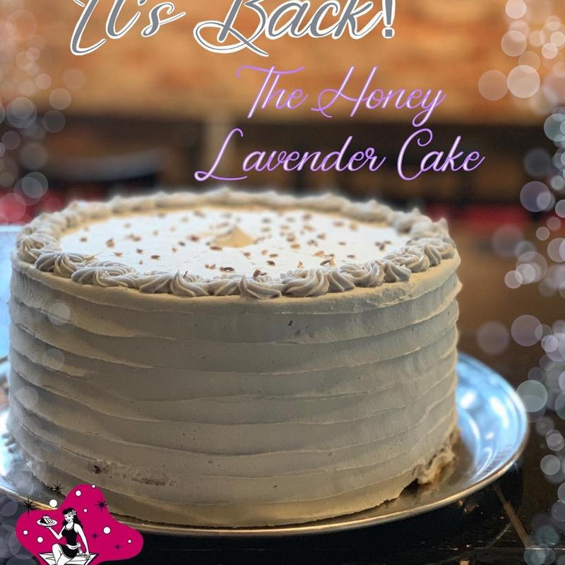 Whole Honey Lavendar Cake photo