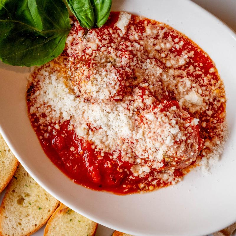 3 Meatballs with Red Sauce photo