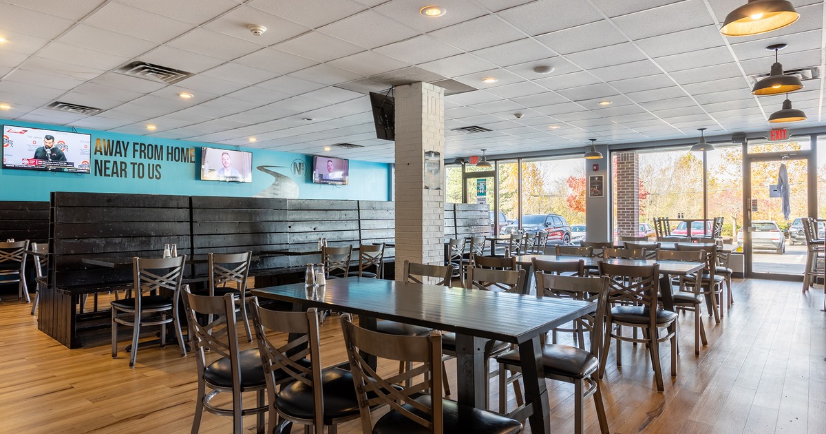 Interior, cozy seating area