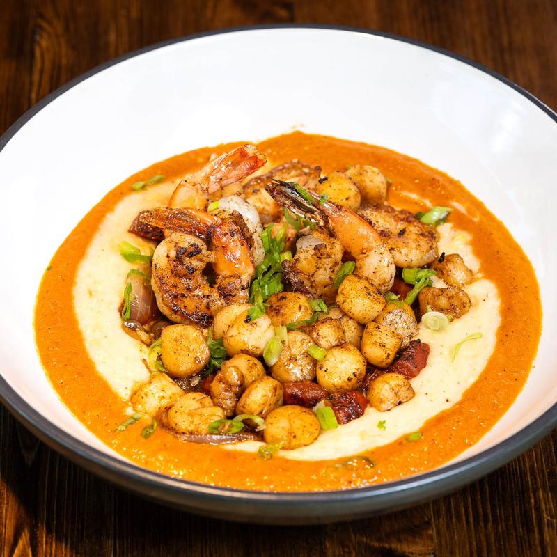 menu item 17 of 74, Shrimp & Grits (GF)