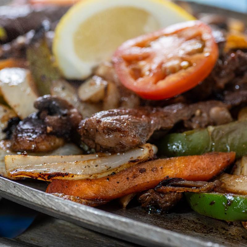 menu item 9 of 12, 23. Steak Fajitas