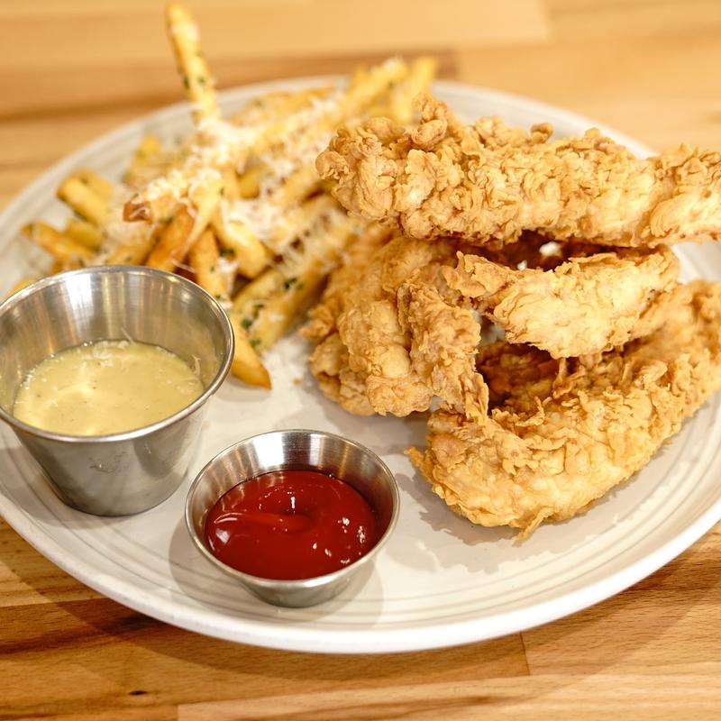 Beer Battered Chicken Tenders & Fries photo