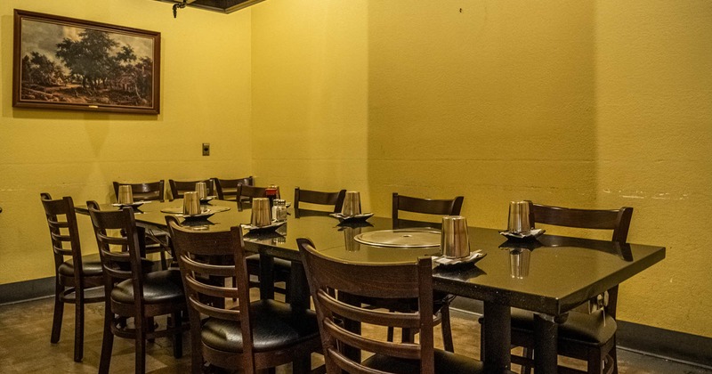 Tables ready for guests