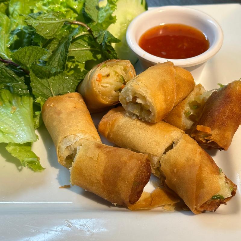 Deep - Fried Vegetarian Egg Rolls photo