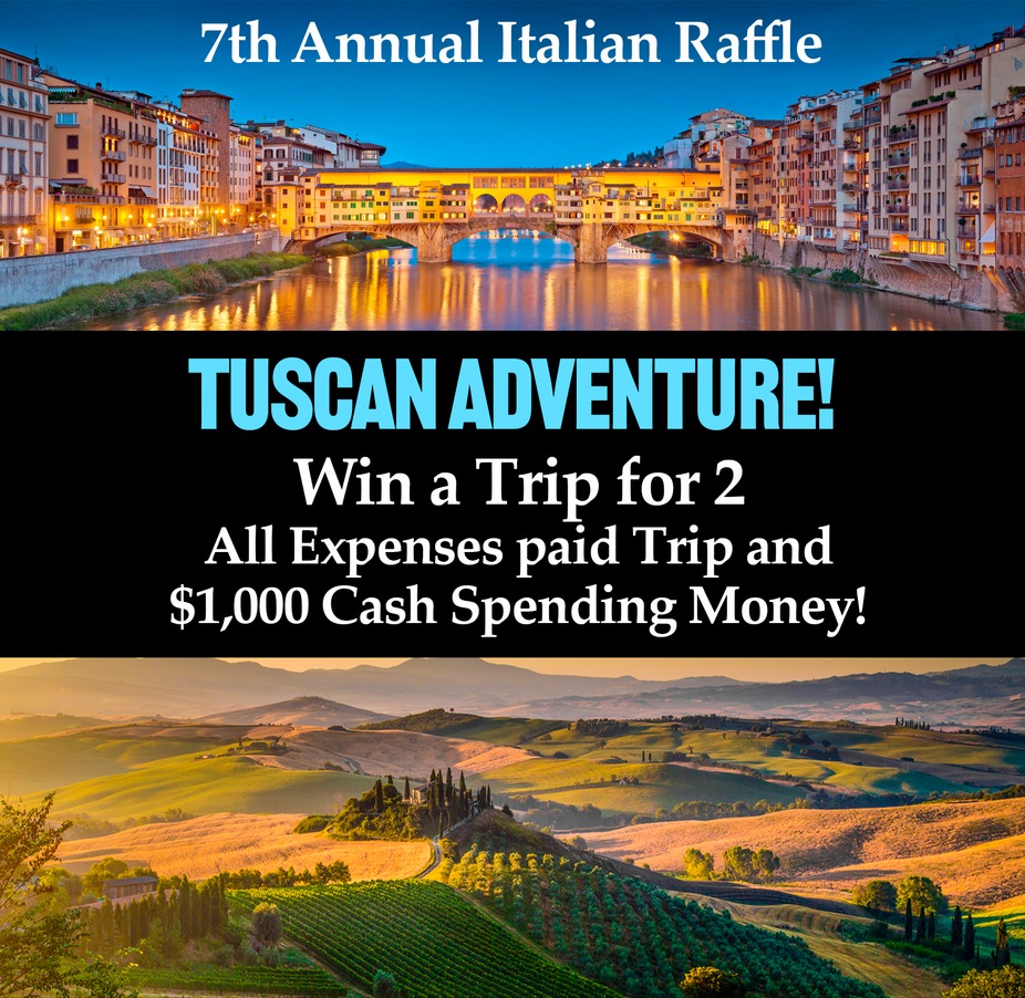 Italian Raffle - Win a Trip to Italy! event photo