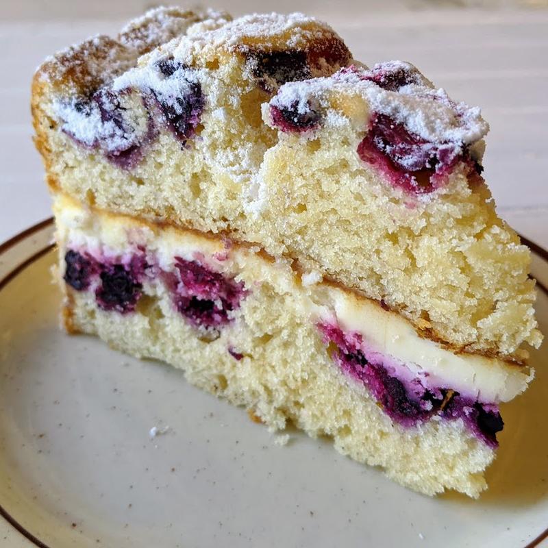 Italian Lemon Berry Cream cake photo