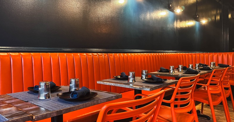 Interior, dining area