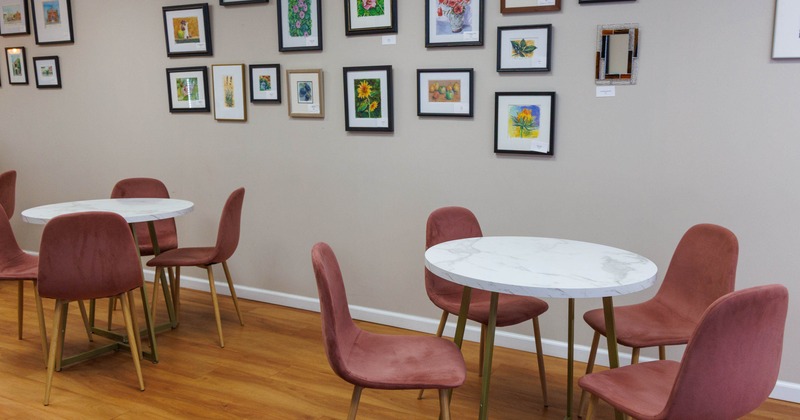 Tables ready for guests