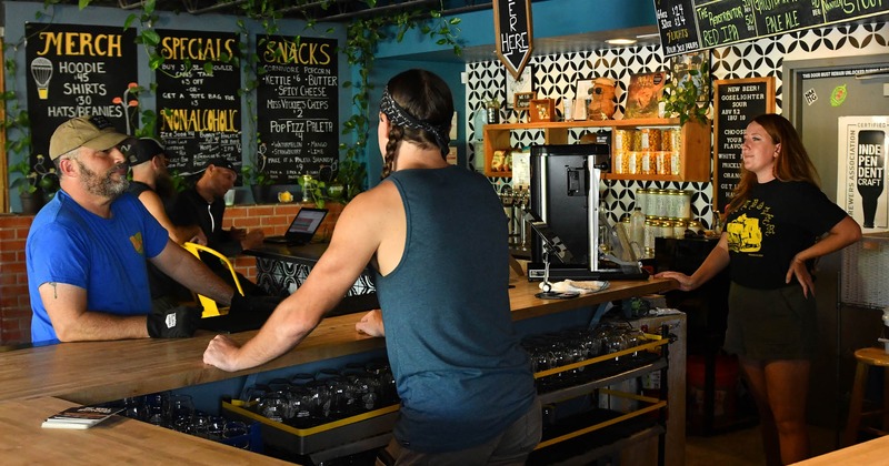 Interior, Bar staff