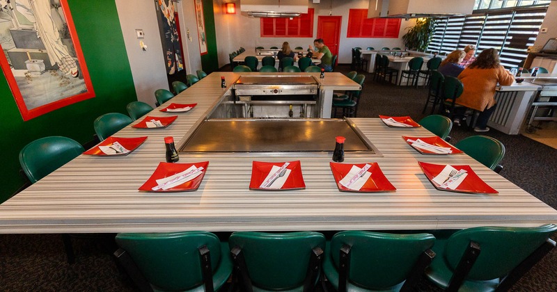 Interior, dining area